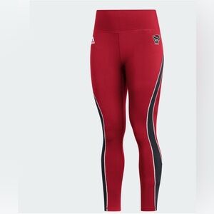 Adidas Red NC State WolfPack NCAA Stadium STM Leggings